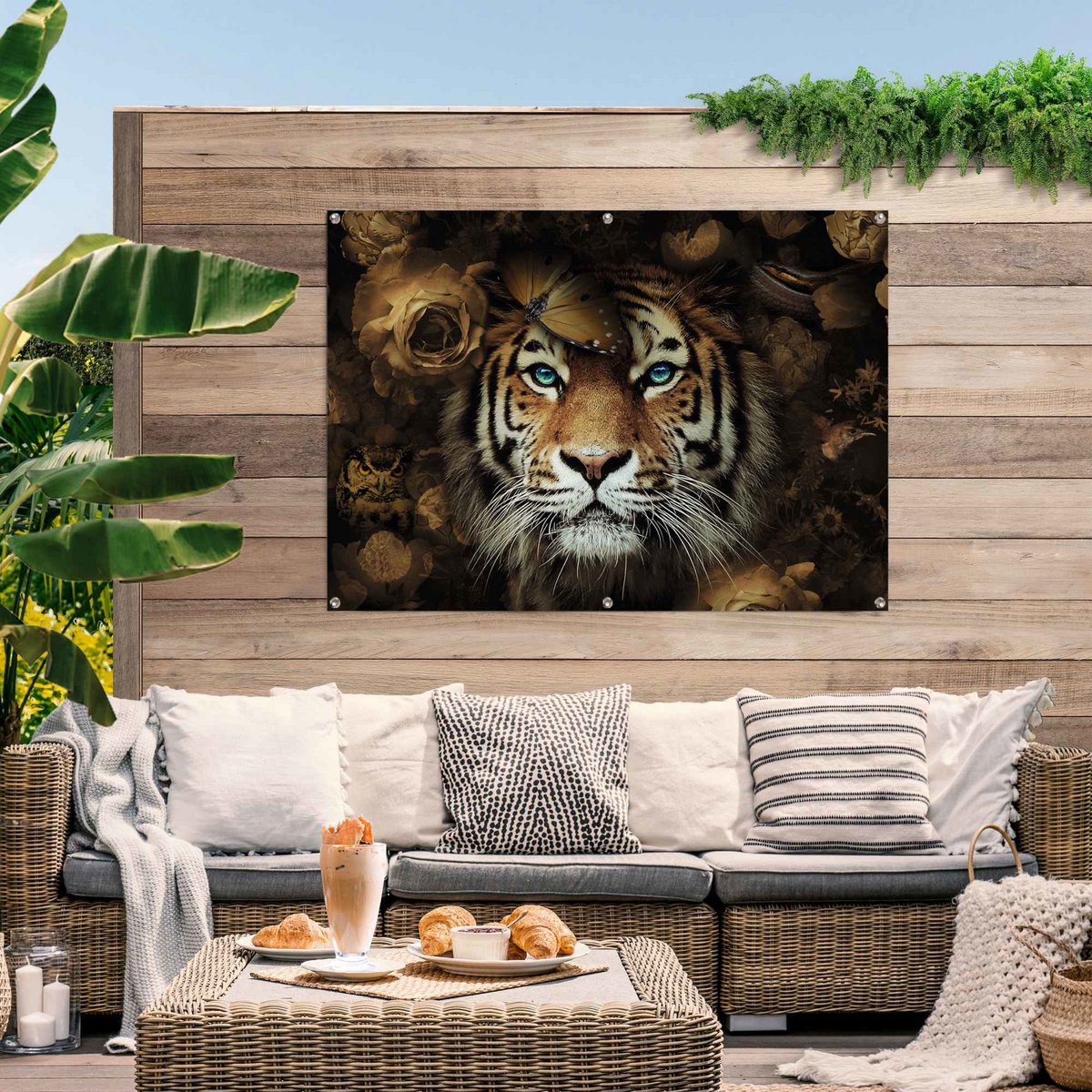 Tuinposter Tijger