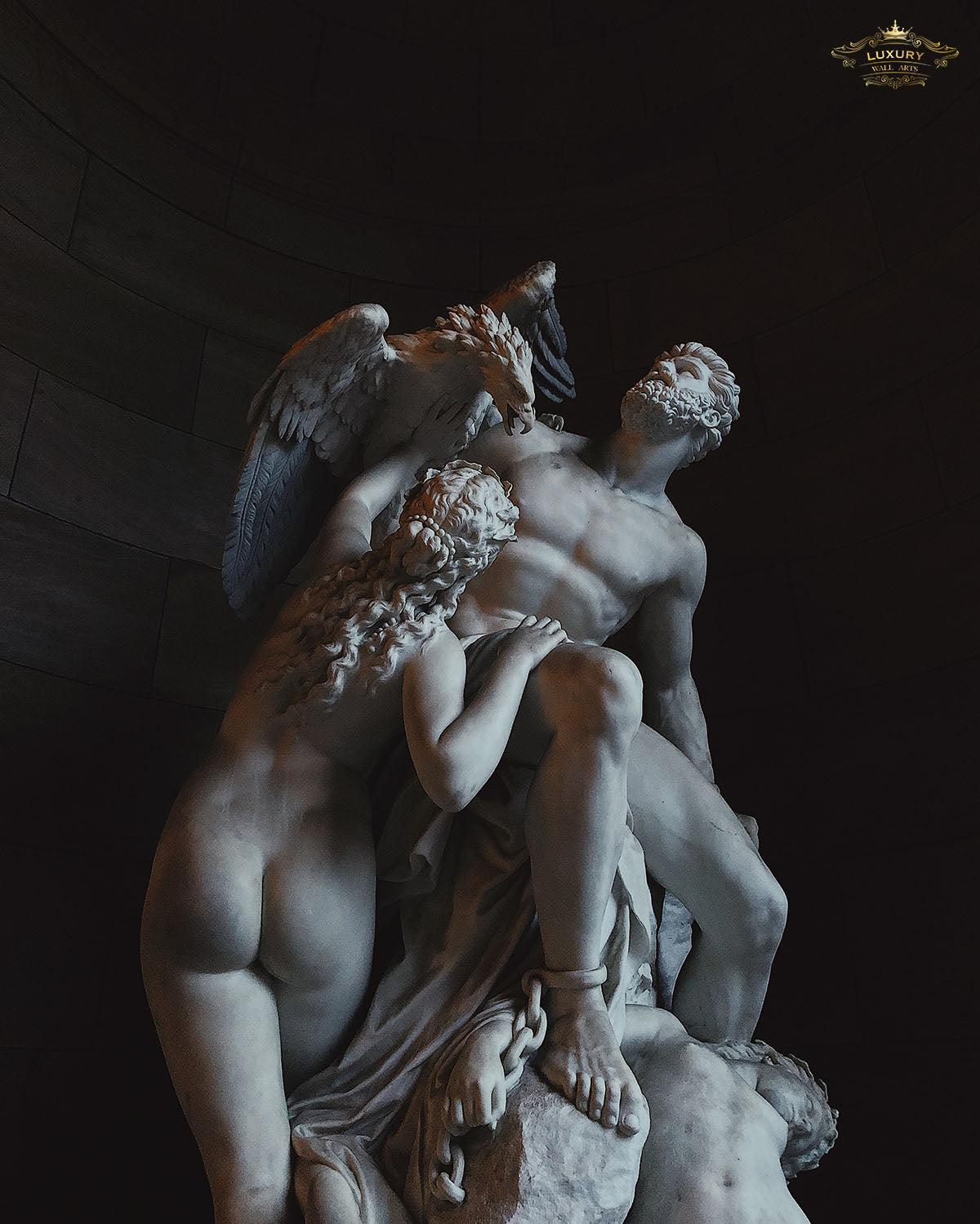Divine Statue Art 100X125Cm / Dibond I Posters Prenten En Visuele Kunstwerken
