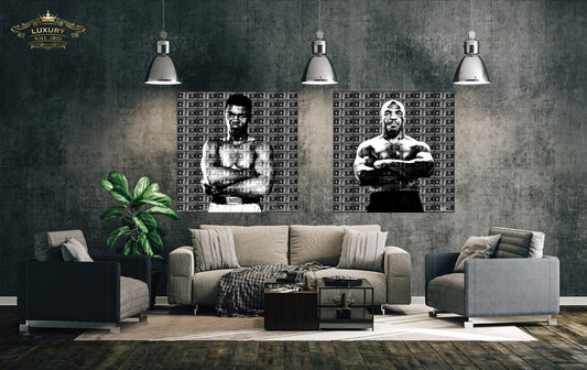 Muhammed Ali & Mike Tyson Posters Prenten En Visuele Kunstwerken
