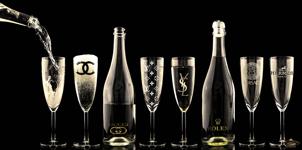 Luxury Champagne 180X90Cm / Aluminium Goud Posters Prenten En Visuele Kunstwerken
