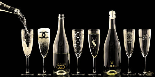 Luxury Champagne 180X90Cm / Aluminium Goud Posters Prenten En Visuele Kunstwerken