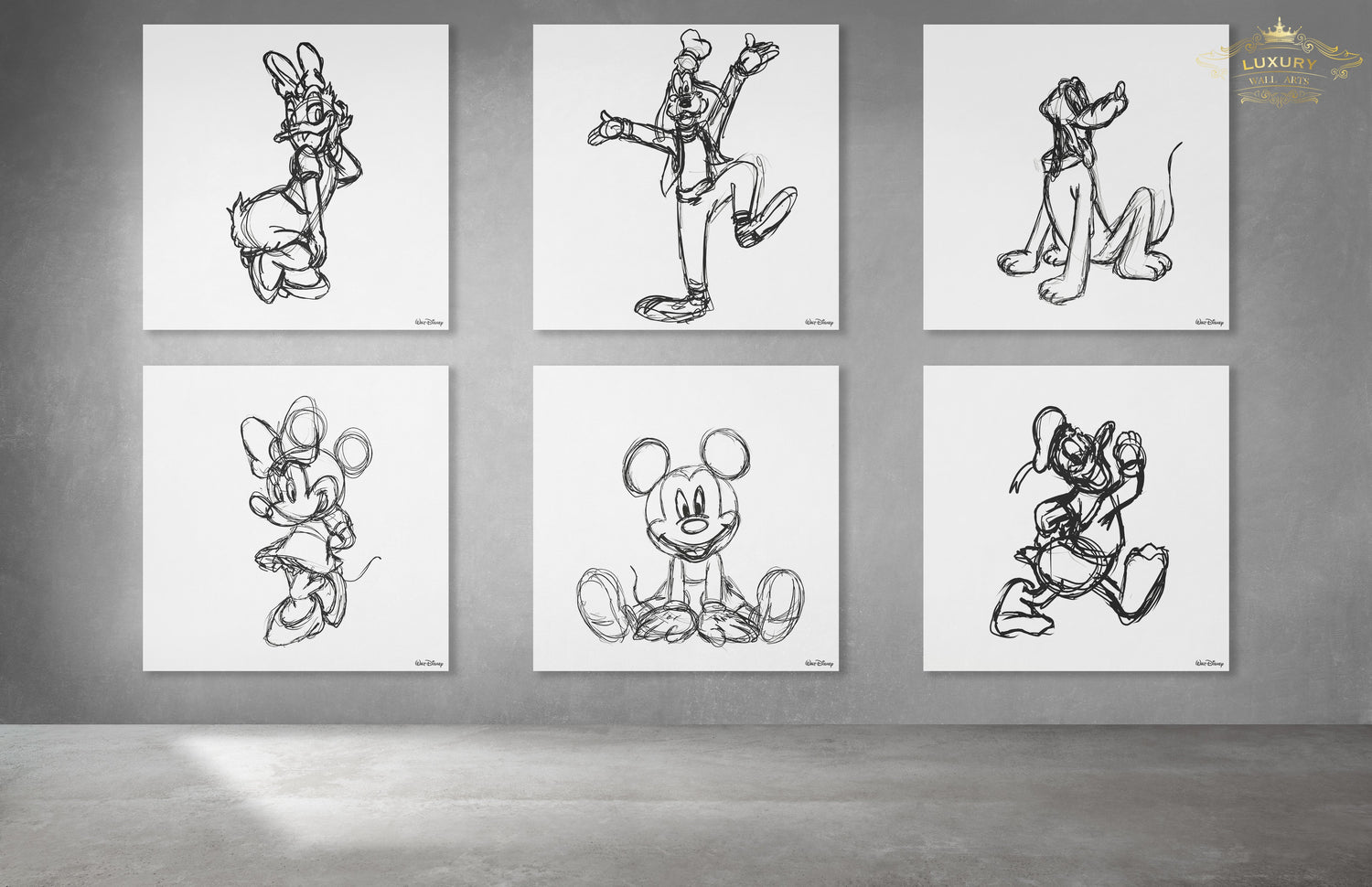 Walt Disney Sketches Posters Prenten En Visuele Kunstwerken