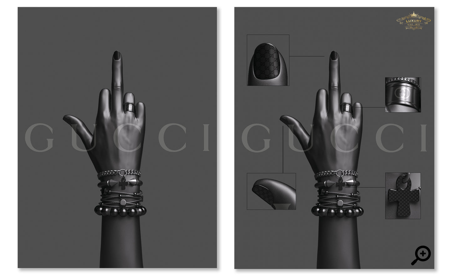 Gucci Power Posters Prenten En Visuele Kunstwerken