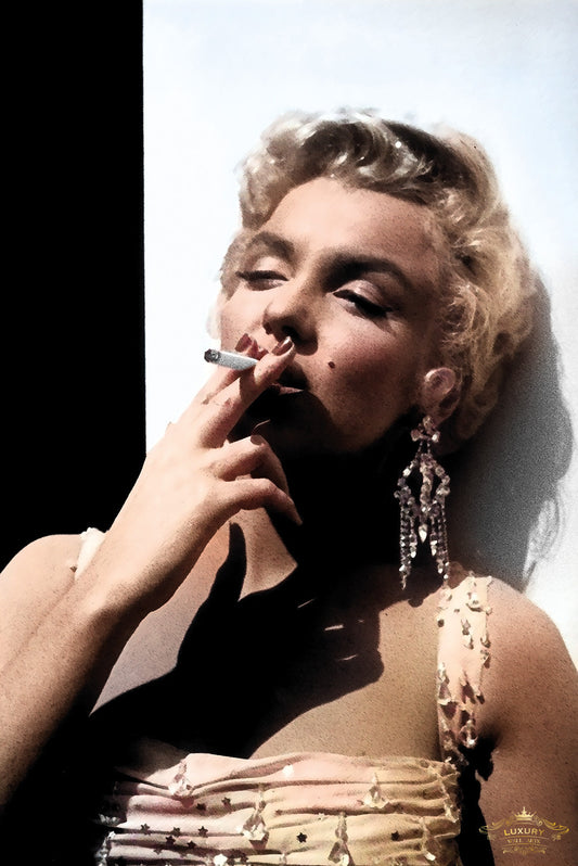 Marilyn Monroe Smoking Posters Prenten En Visuele Kunstwerken