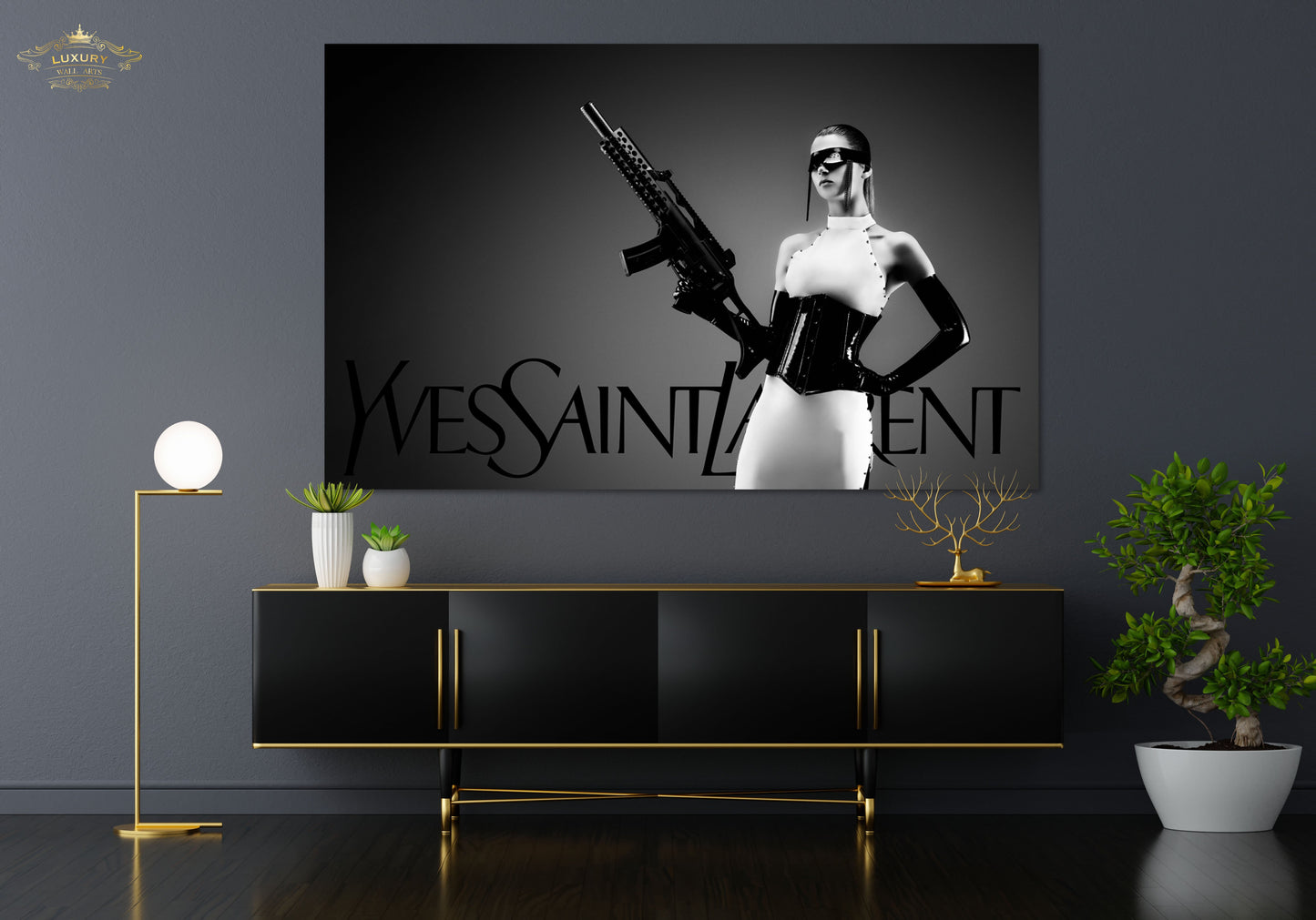 Badass Yves Saint Laurent Posters Prenten En Visuele Kunstwerken