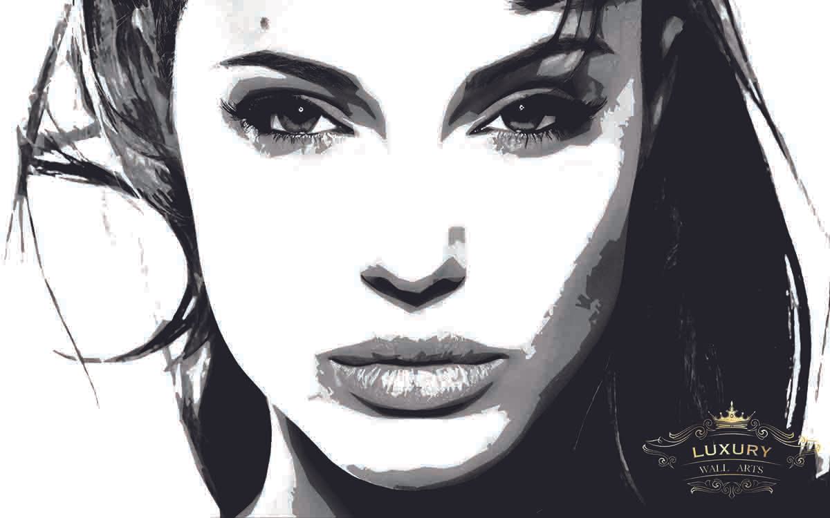 Angelina Jolie - Pop Art Posters Prenten En Visuele Kunstwerken