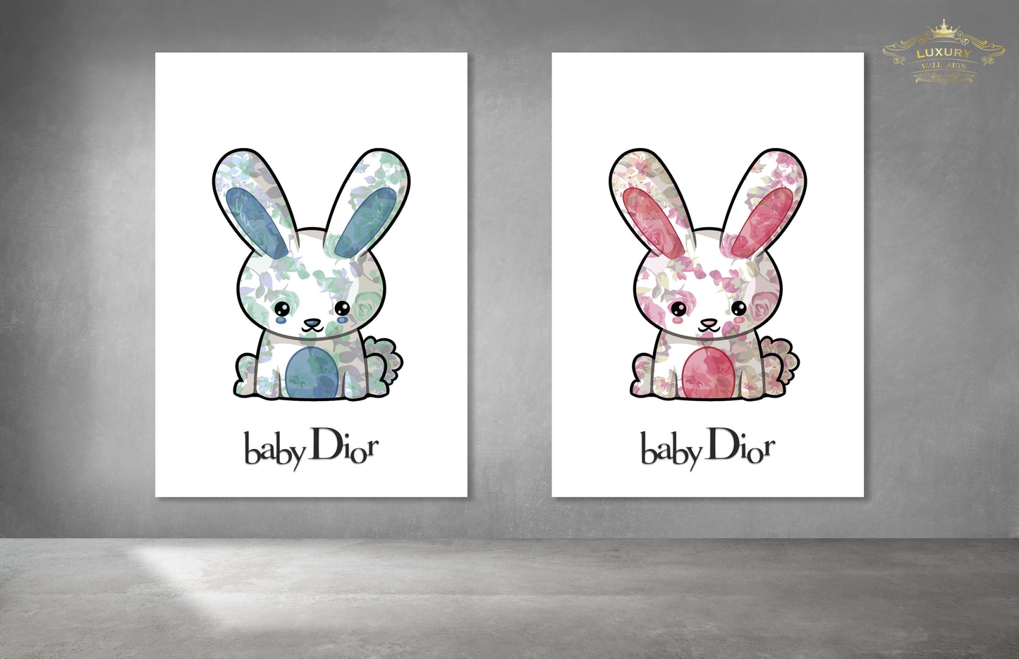 Baby Dior Bunny Posters Prenten En Visuele Kunstwerken