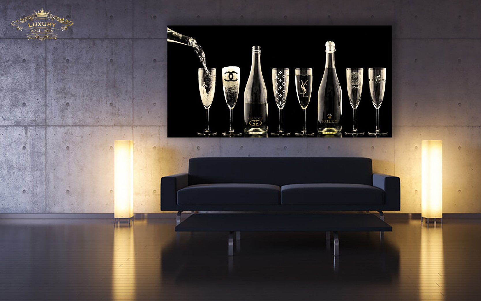 Luxury Champagne Posters Prenten En Visuele Kunstwerken