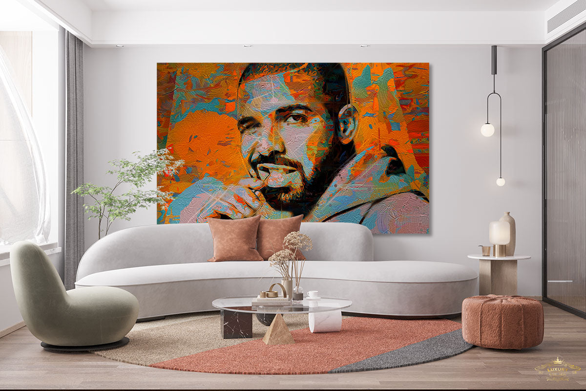 Drake Painted Posters Prenten En Visuele Kunstwerken