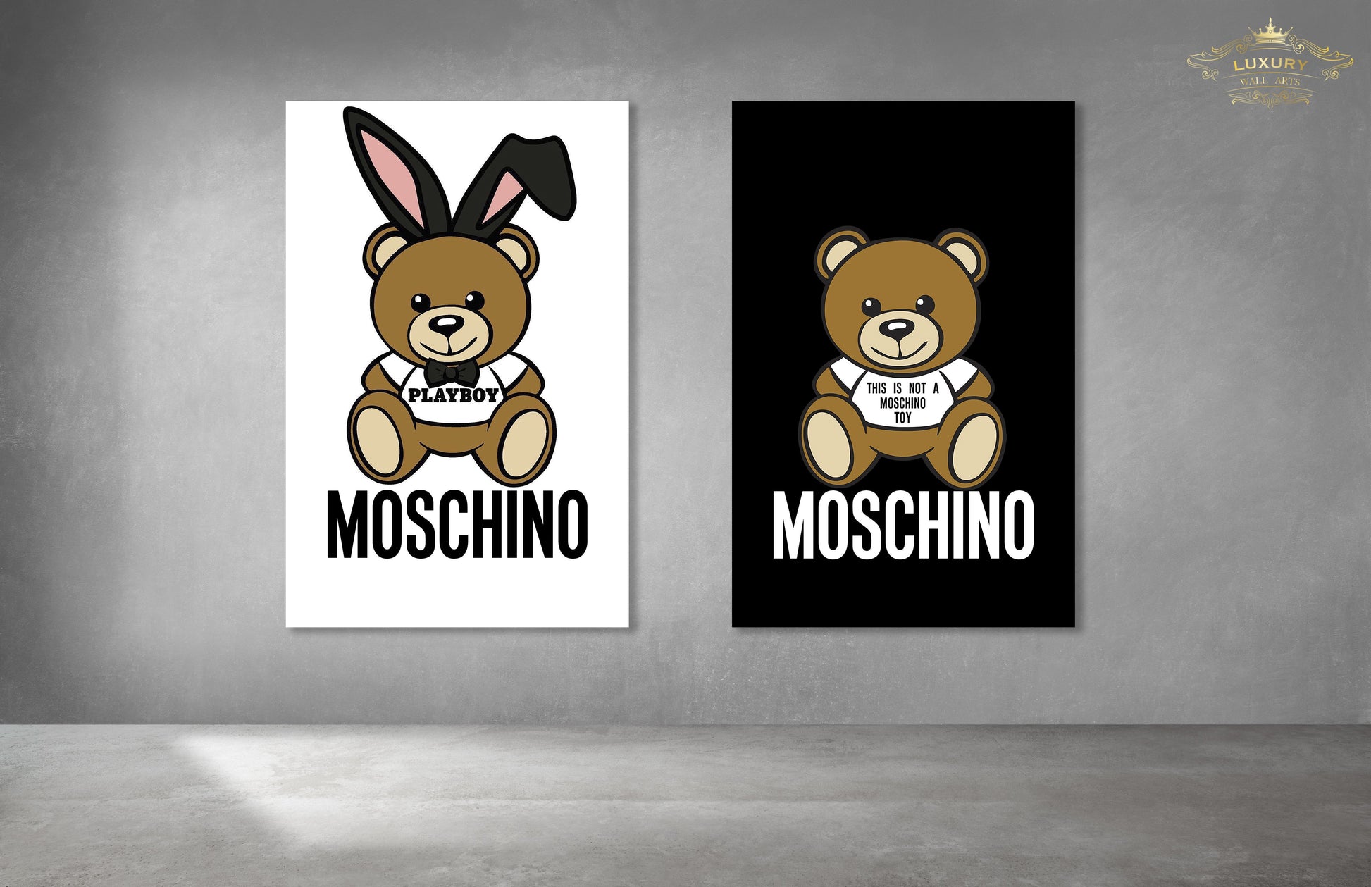 Moschino Bear Posters Prenten En Visuele Kunstwerken