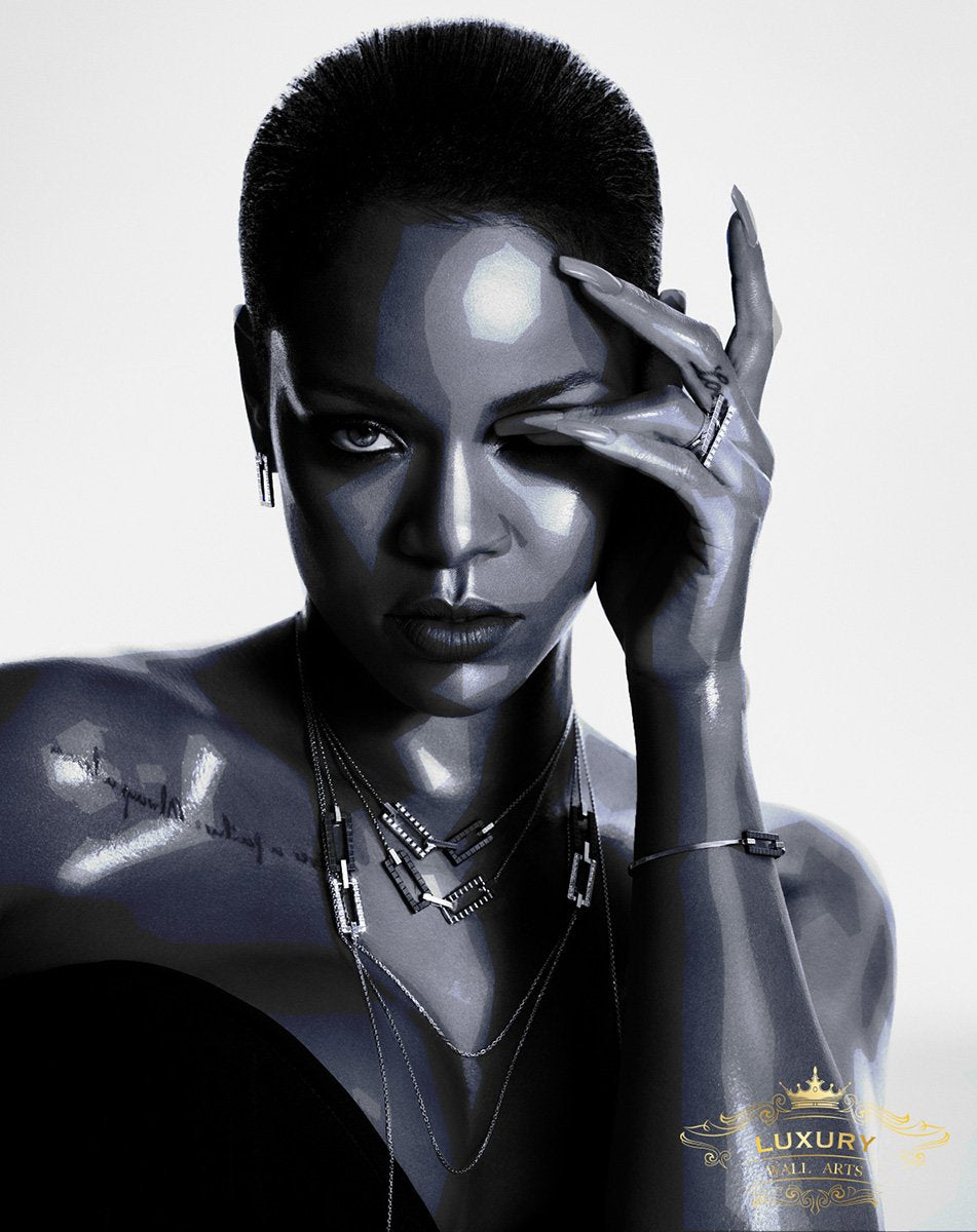 Rihanna Pop-Art Posters Prenten En Visuele Kunstwerken
