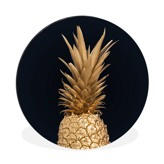 Muurcirkel Gouden Ananas