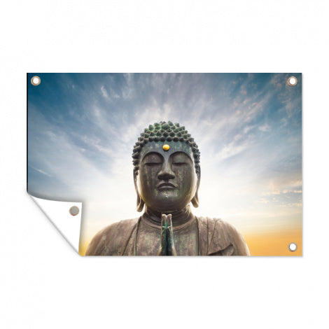 Tuinposter - Boeddha - Buddha - Spiritueel - Meditatie