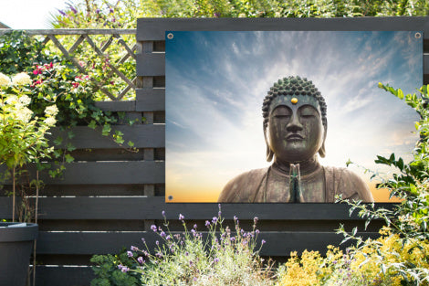 Tuinposter - Boeddha - Buddha - Spiritueel - Meditatie